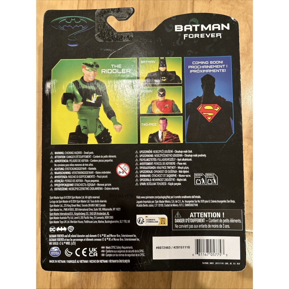 Batman Forever DC Retro Collection The Riddler Figure - Picture 4 of 4
